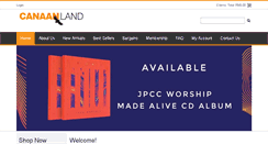 Desktop Screenshot of canaanland.com.my