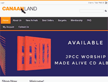 Tablet Screenshot of canaanland.com.my